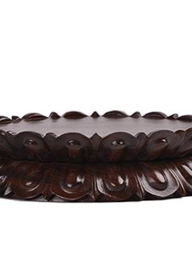 汇艺轩实木中式佛堂定制垫高底座