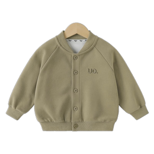 右欧女童针织开衫外套春秋装新款童装儿童棒球服宝宝男童春款上衣