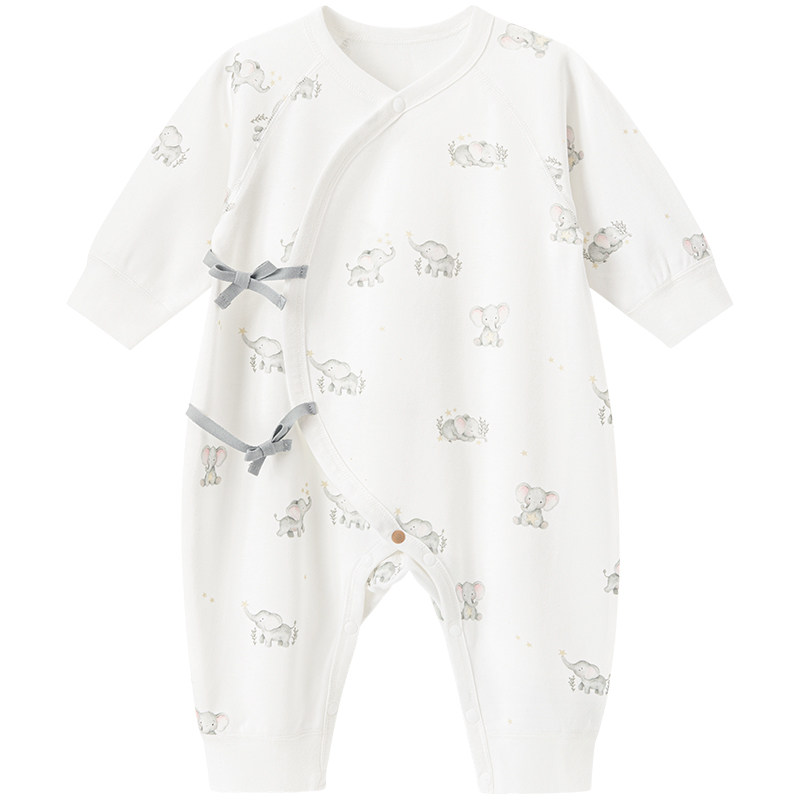 新生儿绑带和尚服春秋季纯棉哈衣