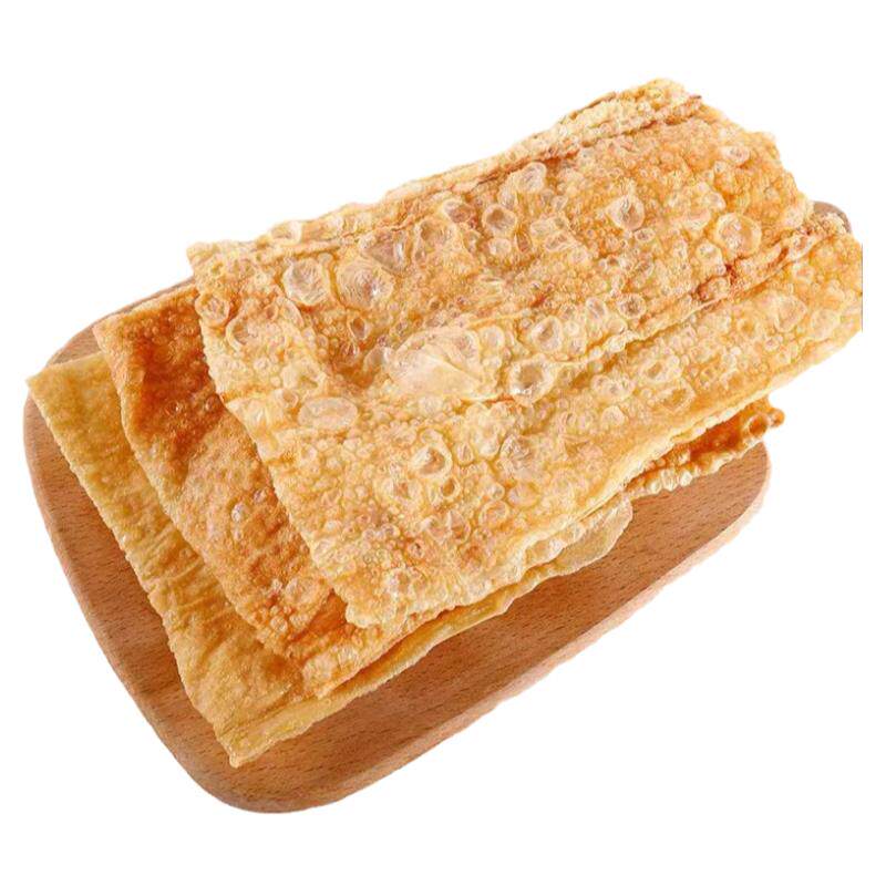 炸腐竹大片螺蛳粉麻辣烫火锅配菜专商用大块油炸好豆腐皮干货腐竹
