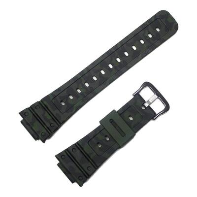 代用卡西欧G-SHOCK树脂迷彩表带适用于GW-M5610 G5600E DW5600等