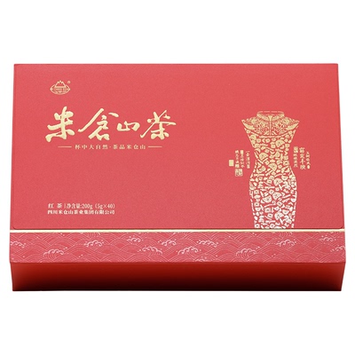 四川米仓山茶叶发酵红茶礼盒装