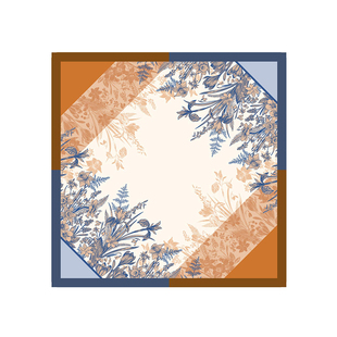 上海故事2026春夏新款桑蚕丝丝巾真丝印花小方巾送长辈妈妈款礼盒