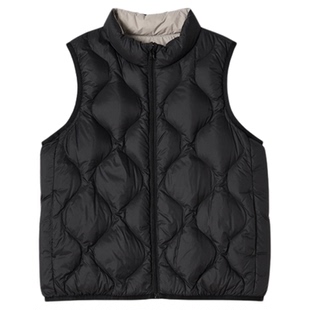 【羽绒马甲+大码】棉叔叔男童轻暖双面穿保暖立领羽绒马甲冬新款