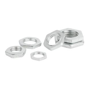 铁镀锌细牙薄六角螺母铁黑扁螺丝帽灯饰螺母M6M8M10M12M14M16M20