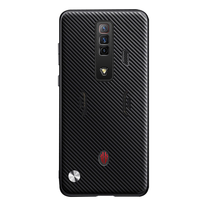 适用努比亚红魔7/7s碳纤维纹壳