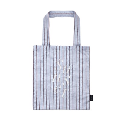 SunsetPark原创条纹休闲单肩包