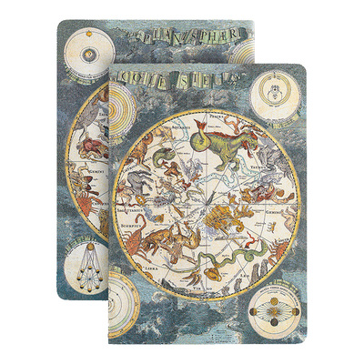 paperblanks佩兰克笔记本本子a5星座绘图小学生初中生高中生A4文艺软壳便携凯亚本a6点阵软面抄高颜值文具