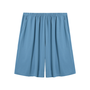 睡裤夏季男冰丝短裤薄款宽松五分裤2025新款男士居家大裤衩可外穿