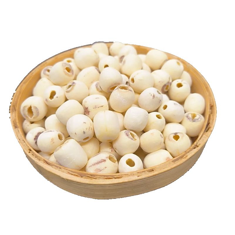 精选莲子磨皮去芯无心正宗白连子新鲜干货500g
