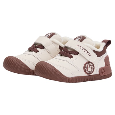 卡特兔宝宝学步鞋2025冬季新品婴儿鞋子男童加绒保暖儿童女童棉鞋