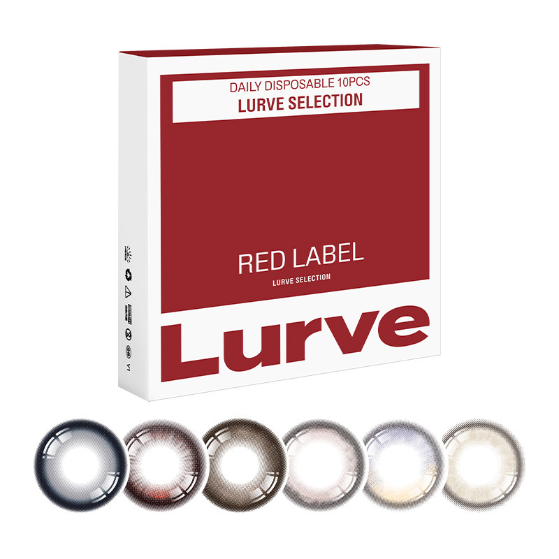 定轴高光Lurve美瞳荆棘公主日抛10片近视隐形眼镜