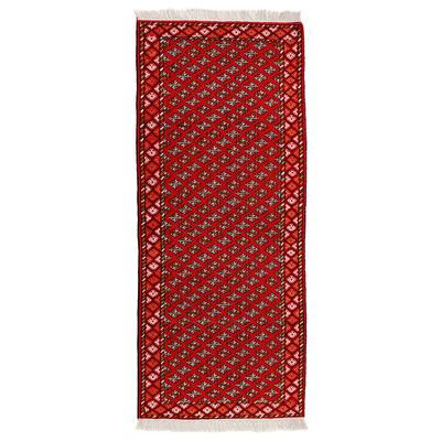 视觉味道 伊朗Turkmen进口手工羊毛地毯客厅复古地垫床边毯8145