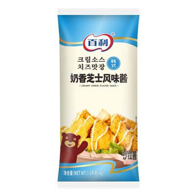 百利奶香芝士酱1kg*12袋商用装