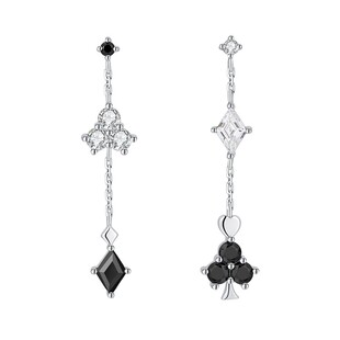 花芽爱丽丝耳钉女925纯银个性学生气质森系ins风耳环复古耳饰耳坠