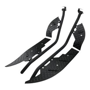 适用本田18-25款PCX160改装铝合金脚踏板不锈钢护杠 赠送射灯支架