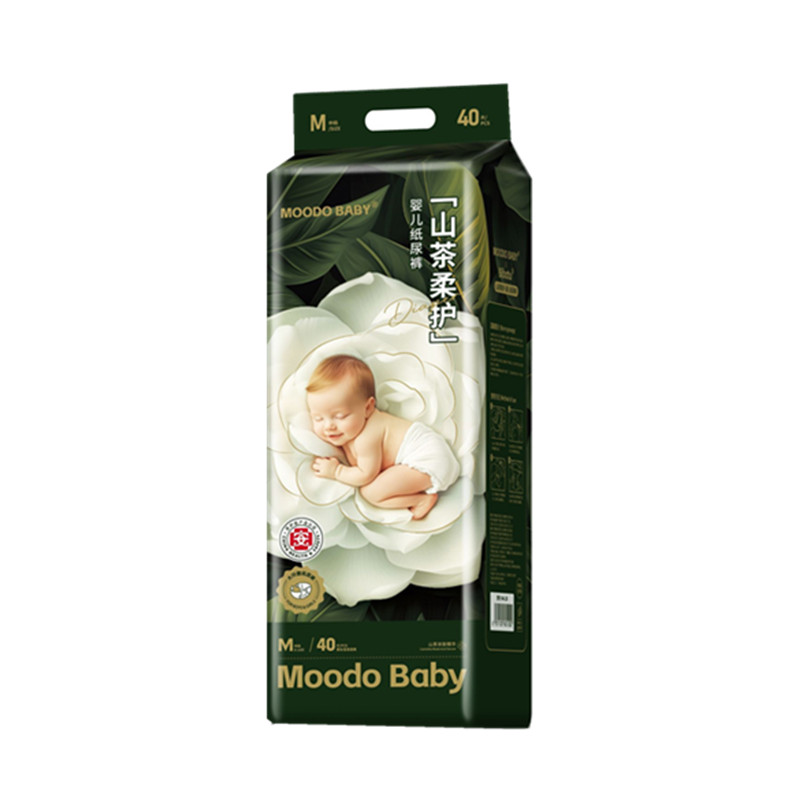 爱婴乐山茶精粹纸尿裤超薄透气
