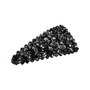 韩版后脑勺刘海发夹网红2023年新款水钻发夹三角形ＢＢ夹边夹发饰