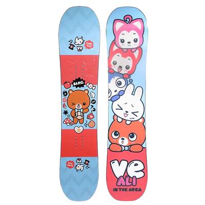 DOOREK X VE阿狸联名款儿童单板滑雪板固定器套装入门初学套餐