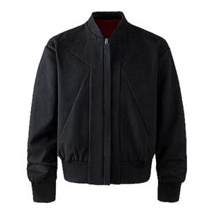 悟空有货美式复古短款飞行员夹克男潮牌宽松情侣百搭cleanfit外套