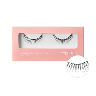 韩国eyemeW36假睫毛粉色盒装单簇自然深邃可重复使用
