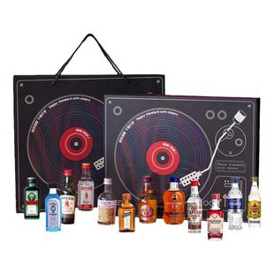 黑胶唱片机洋酒生日情人节礼物送男朋友小洋酒礼盒迷你小酒版微醺