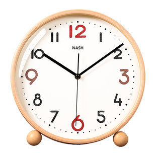 简约高级感座钟表客厅桌面摆放时钟摆件大气家用台钟2026新款装饰