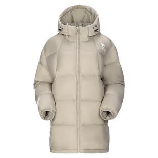 骆驼羽绒服女款2025冬季新款保暖加厚连帽面包服气凝胶羽绒外套女