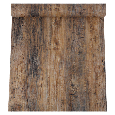 木纹桌面贴纸复古自粘家具翻新