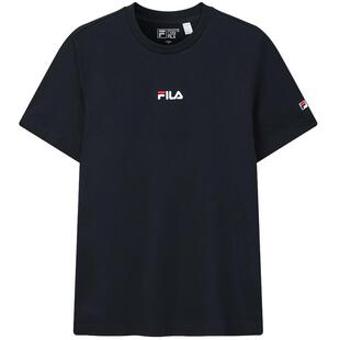FILA 斐乐官方男子针织短袖衫2026夏新款简约运动纯棉凉感基础T恤