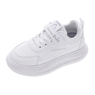 2026新款儿童白色板鞋学生小白鞋软底透气男童运动休闲鞋女童鞋子