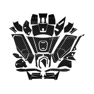 适用钱江鸿150ADV碳纤维贴纸车身保护贴膜防刮磨装饰拉花改装配件