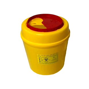 医疗利器盒锐器盒筒黄色废物针头盒圆形方形医疗垃圾桶医院诊所用