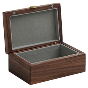 实木存金1g金豆10g20g黄金金条专用收纳盒便携首饰盒长方形收藏盒