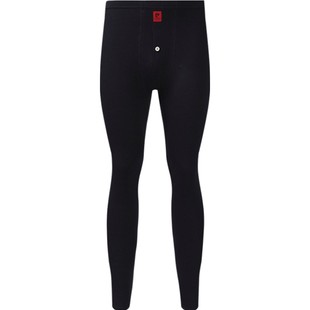 皮尔卡丹内衣薄中厚保暖裤纯棉秋裤全棉护膝棉毛裤男士线裤男秋冬