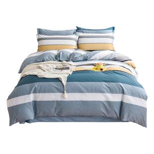 美国60支全棉4四件套kingsize纯棉斜纹高支高密床笠套件queen澳洲