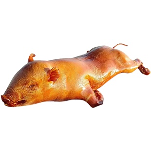正宗荣昌烤乳猪脆皮五香舌尖美食卤乳猪黄金猪整只春节礼盒装