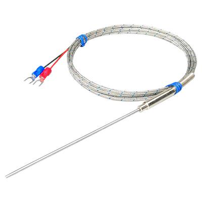 铠装热电偶WRNK191分度号T/E/J/K型Pt100热电阻171温度传感器探头