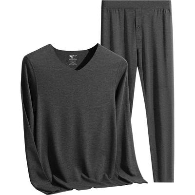 七匹狼男高端德绒发热保暖内衣裤