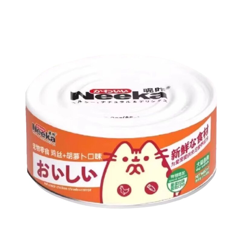 呢咔宠物主食罐头成幼猫犬狗狗零食鲜封罐高汤肉泥鸡肉金枪鱼
