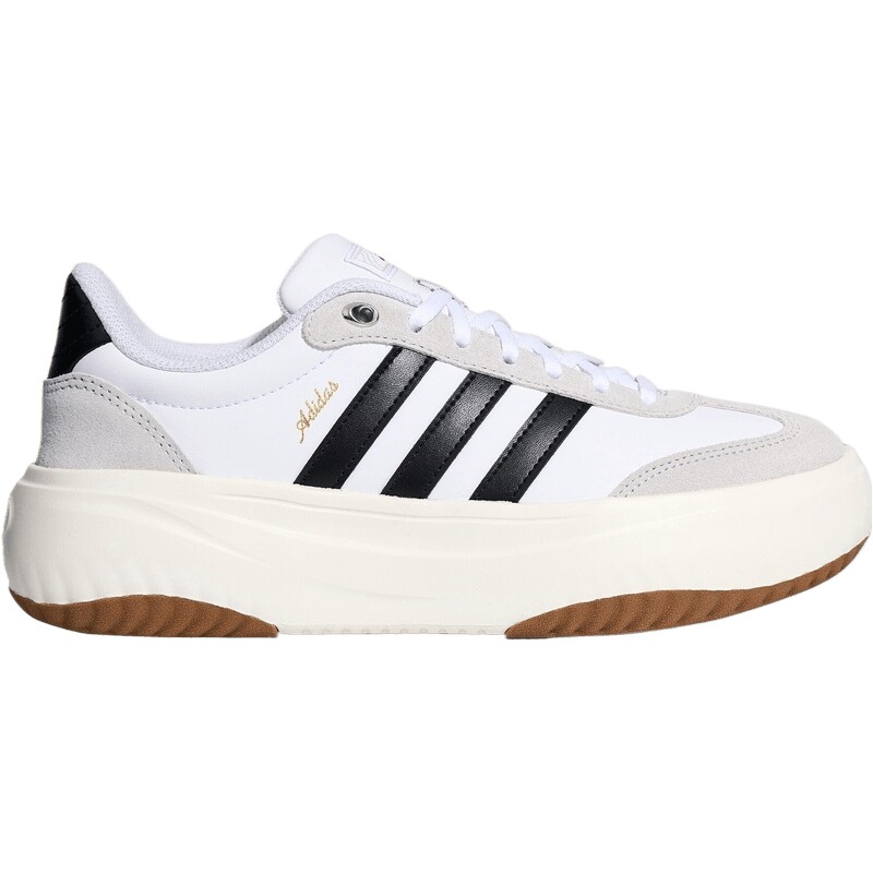 滔搏丨adidas阿迪达斯女子FLARE PLATFORM厚底T头鞋运动鞋KH6913