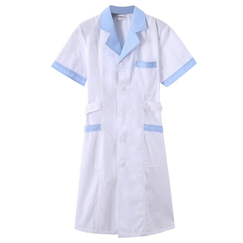 短袖药店牙医制服薄款定做白大褂