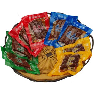 满师傅豆干透明碎块火辣辣五香菇味邵阳新宁特产零食小吃散装500g