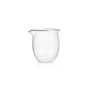 自慢堂无耳若轻公道杯玻璃分茶器高档倒茶泡茶茶海主人公杯单个