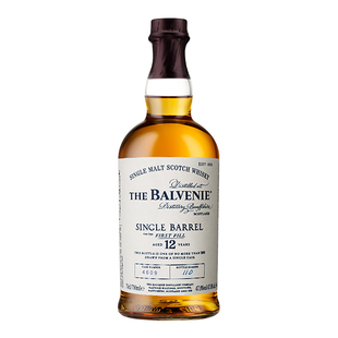 【高地】百富12年单桶陈酿苏格兰单一麦芽威士忌进口洋酒Balvenie
