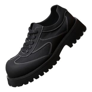 康龙男鞋2026新款英伦商务正装皮鞋网面透气百搭休闲男士增高皮鞋