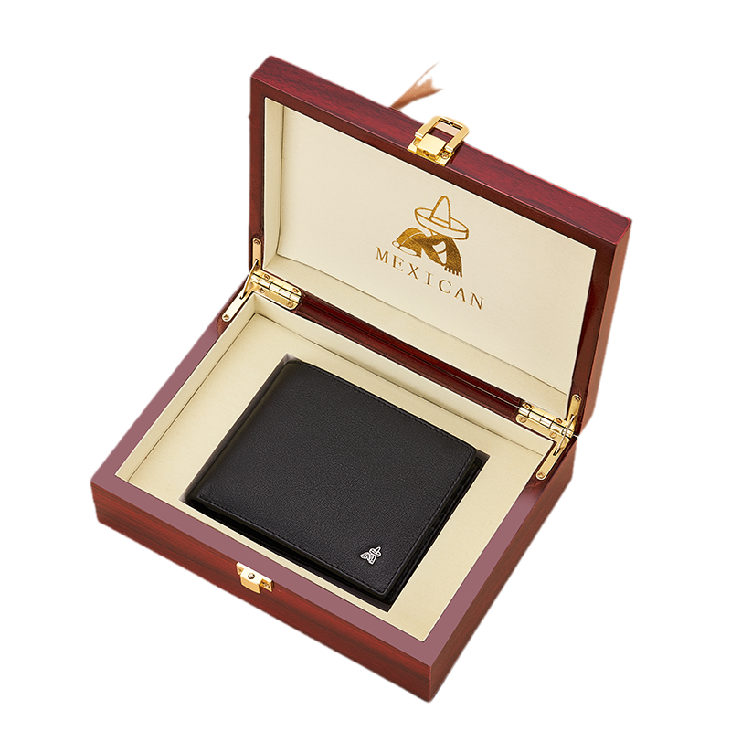 稻草人 钱包男士2023新款大容量卡包牛皮钱夹高档时尚百搭年轻人