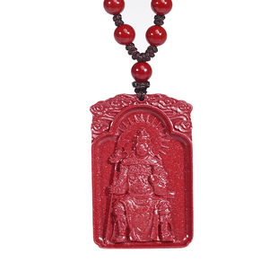 2026马年文哲大将军太岁挂件本命年属马鼠牛兔佩戴朱砂吊坠护身符