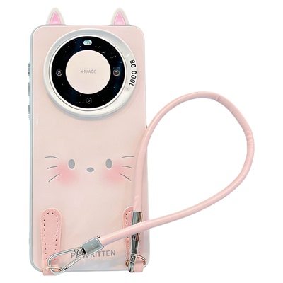 ins风小清新腮红小猫适用华为mate60pro手机壳新款高级感mate70pro网红爆款手机壳mate80pro防摔外壳保护套女