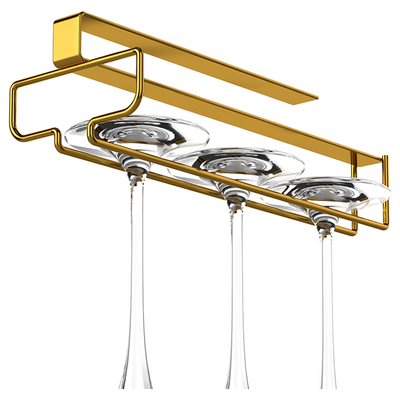 柜内酒杯放置架免打孔倒挂